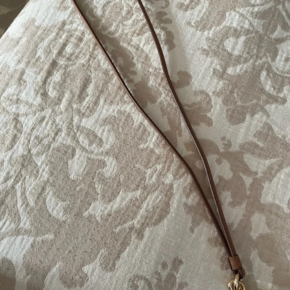 Coach Tan Card Holder with Logo - Picture 4 of 4